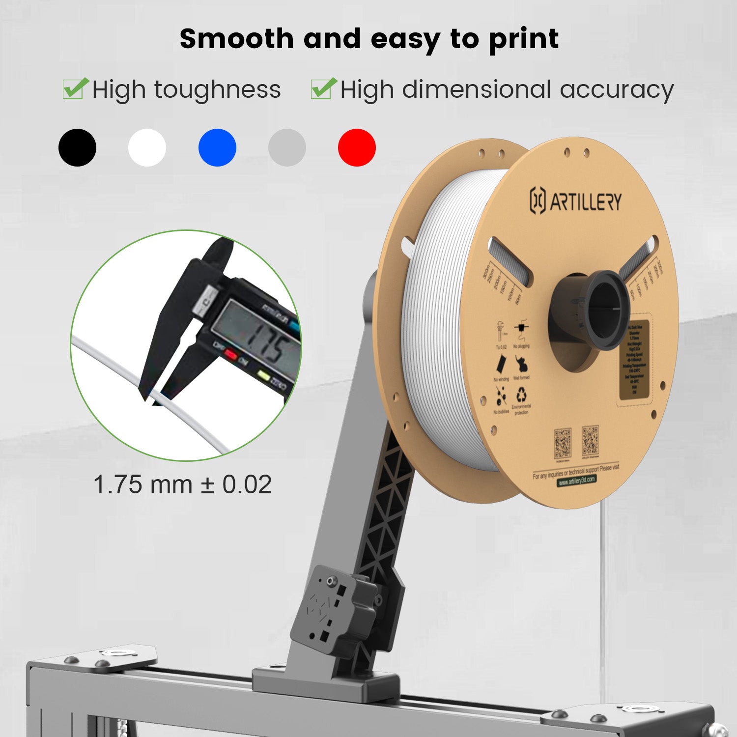 PLA 5-Farben Filament 10kg