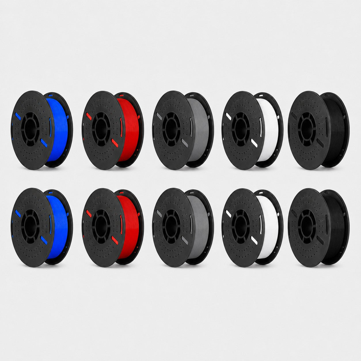 PLA 5-Color Bundle - Plastic 10KG