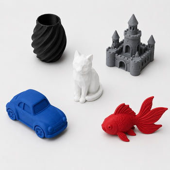 PLA 5-Color Bundle - Plastic 5KG